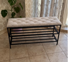 Розбірна банкетка для взуття 100см № 51 Тедді