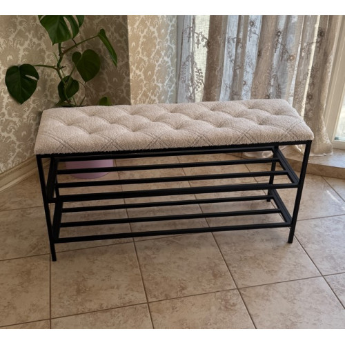 Розбірна банкетка для взуття 100см № 51 Тедді